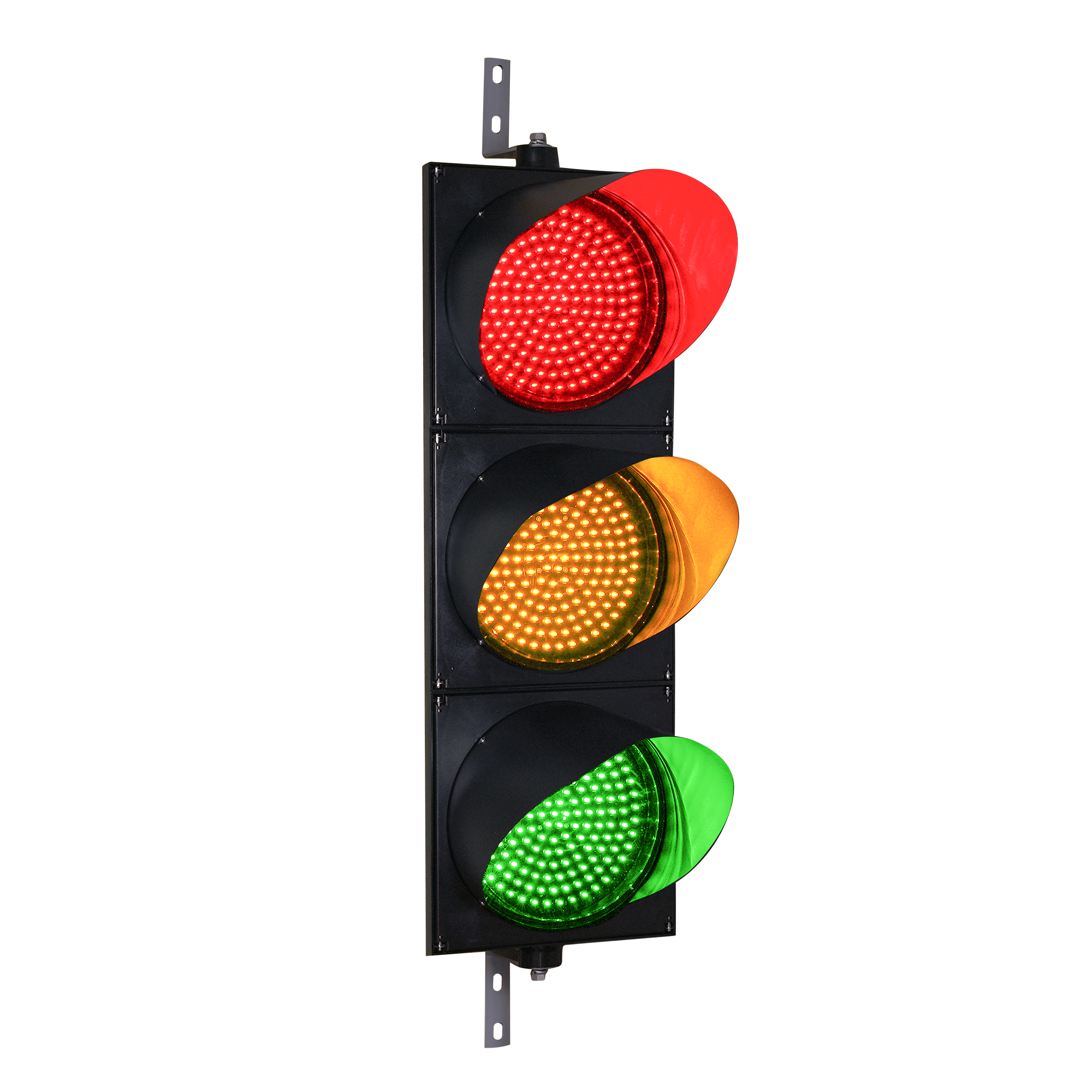 MARK & LONA　CD12-STMT Lサイズ 12 Inch Diameter Lens LED Traffic Light Signal 3 Light Section Red
