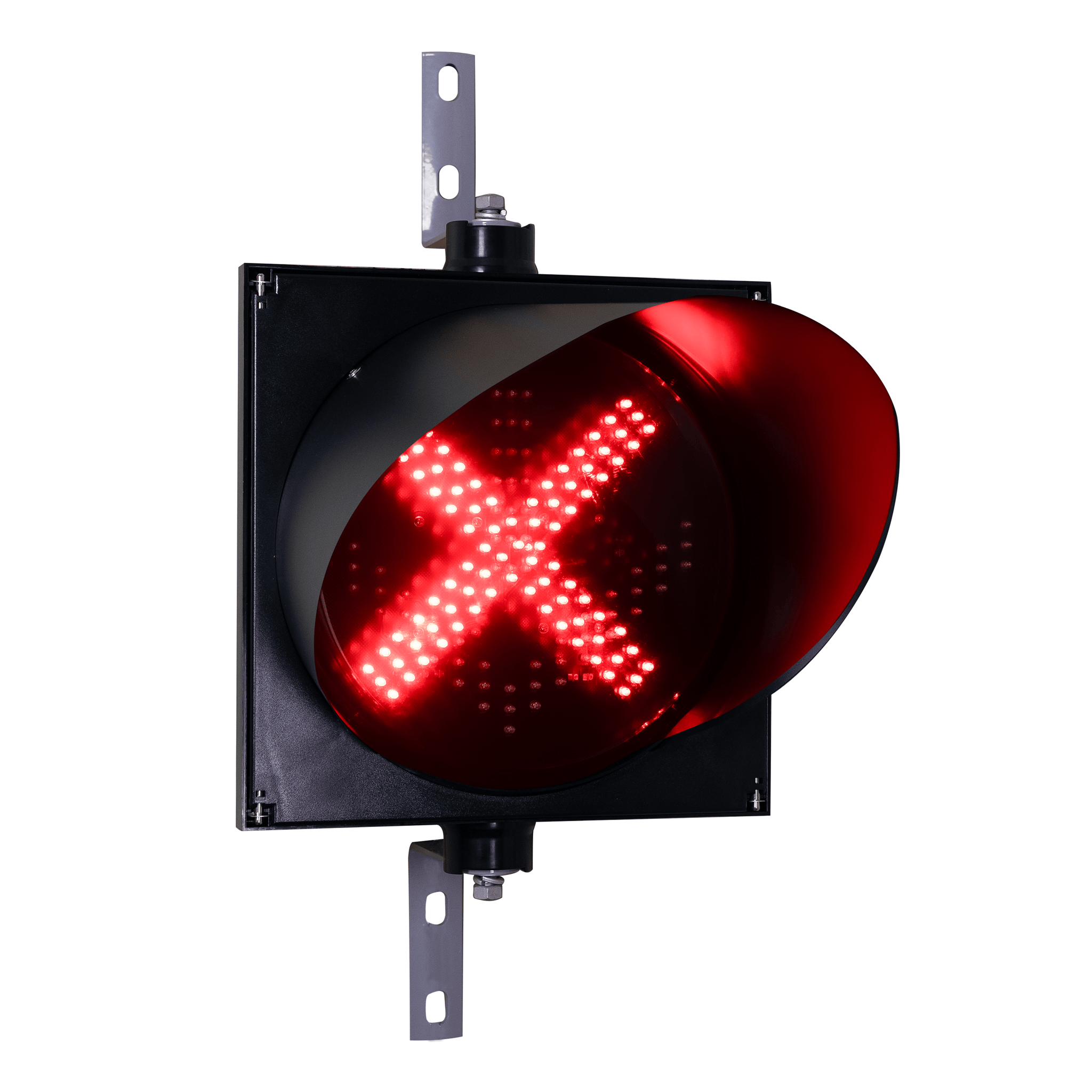 12 Inch Diameter 2 IN 1 LED Traffic Light RED X /GREEN ARROW, Ready to Wire