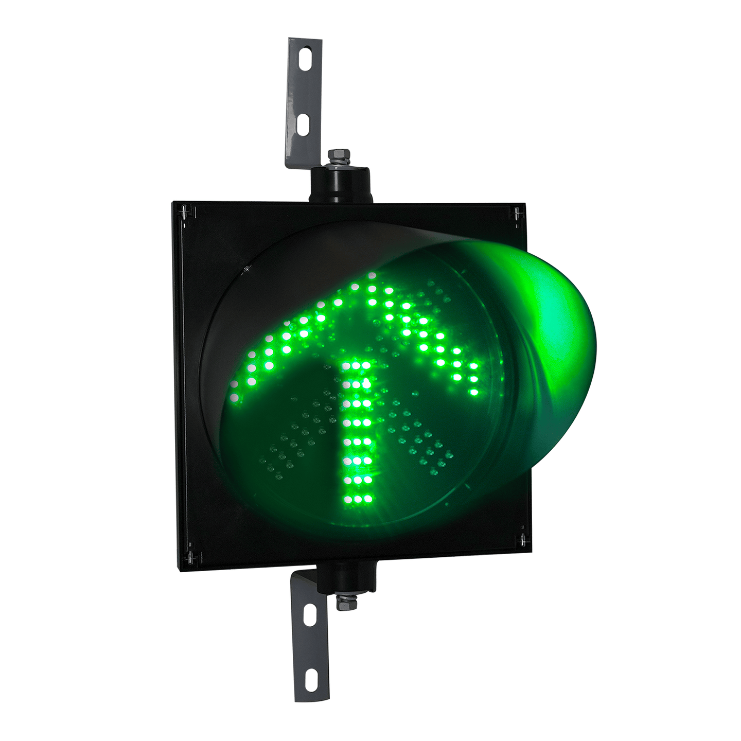 12 Inch Diameter 2 IN 1 LED Traffic Light RED X /GREEN ARROW, Ready to Wire