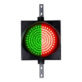 12 Inch Diameter 2-in-1 Lens LED Stop-Go Loading Dock Traffic Light, 2 Color (Ready to Wire)