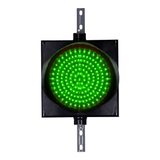 12 Inch Diameter 2-in-1 Lens LED Stop-Go Loading Dock Traffic Light, 2 Color (Ready to Wire)