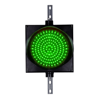 12 Inch Diameter 2-in-1 Lens LED Stop-Go Loading Dock Traffic Light, 2 Color (Ready to Wire)