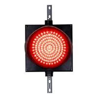 12 Inch Diameter 2-in-1 Lens LED Stop-Go Loading Dock Traffic Light, 2 Color (Ready to Wire)
