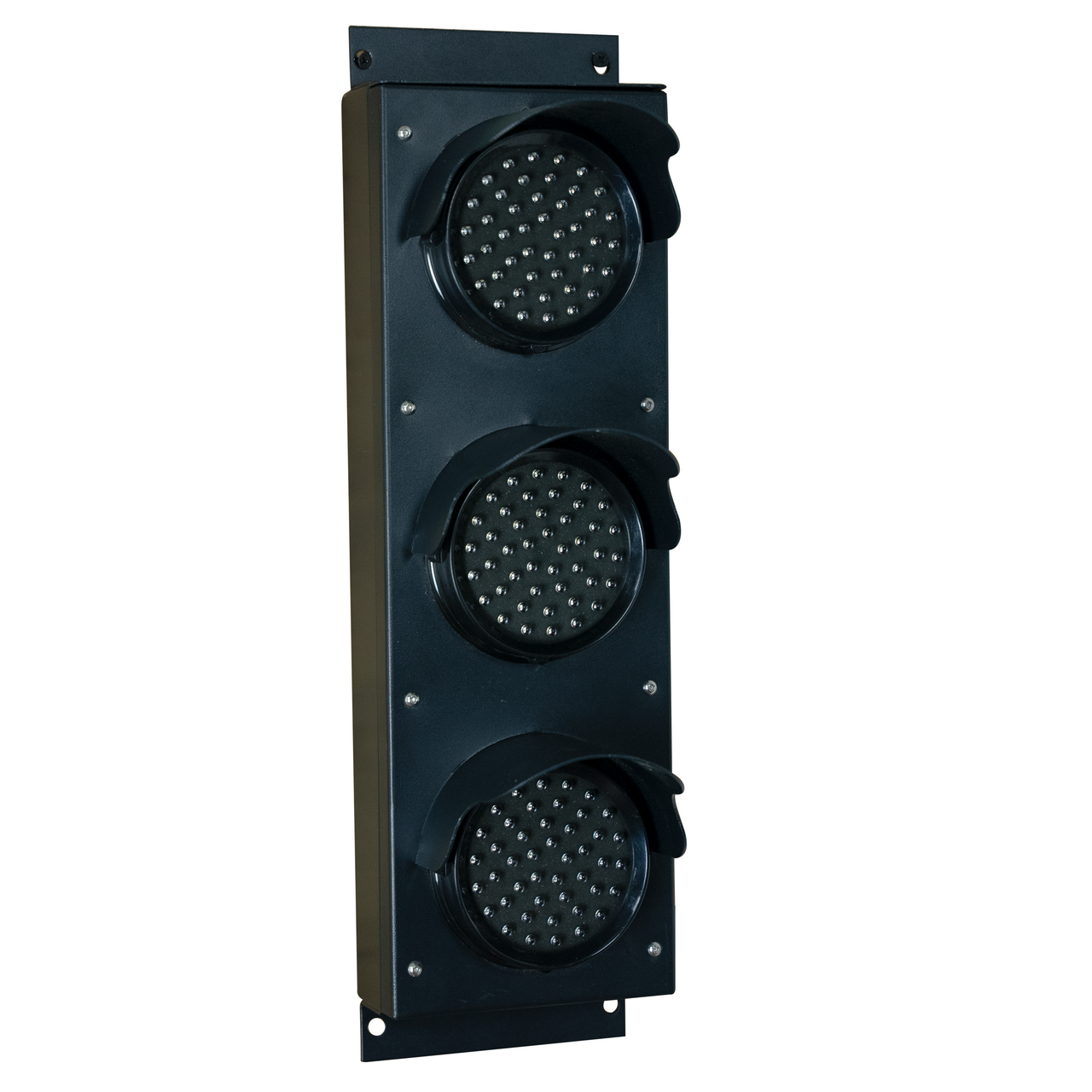 4 Inch Diameter Lens LED Traffic Light Signal, 3 Color 10 Ft Cable 3 Switch Control Box (Plug and Play)