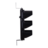 8 Inch Diameter Lens LED Traffic Light Signal - 3 Color 10 Ft Cable 3 Switch Control Box (Plug And Play)