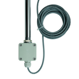 Rear profile of red signal light switch box with 10 foot extended power cable on a white background.