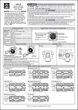 A black on white user manual of the timer including settings, specs and wiring diagram.