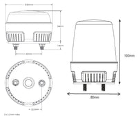 Black on white technical drawing with dimensions.