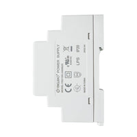 White power supply with multiple ports on a white background
