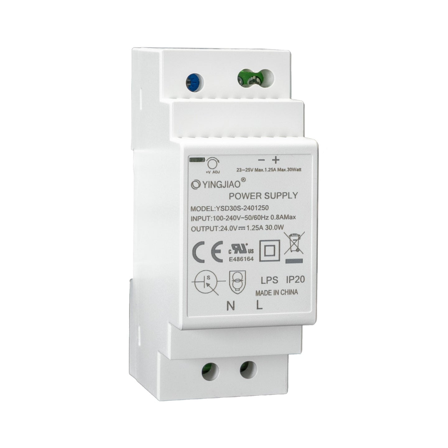 Power supply module with YINGJIA branding on a white background