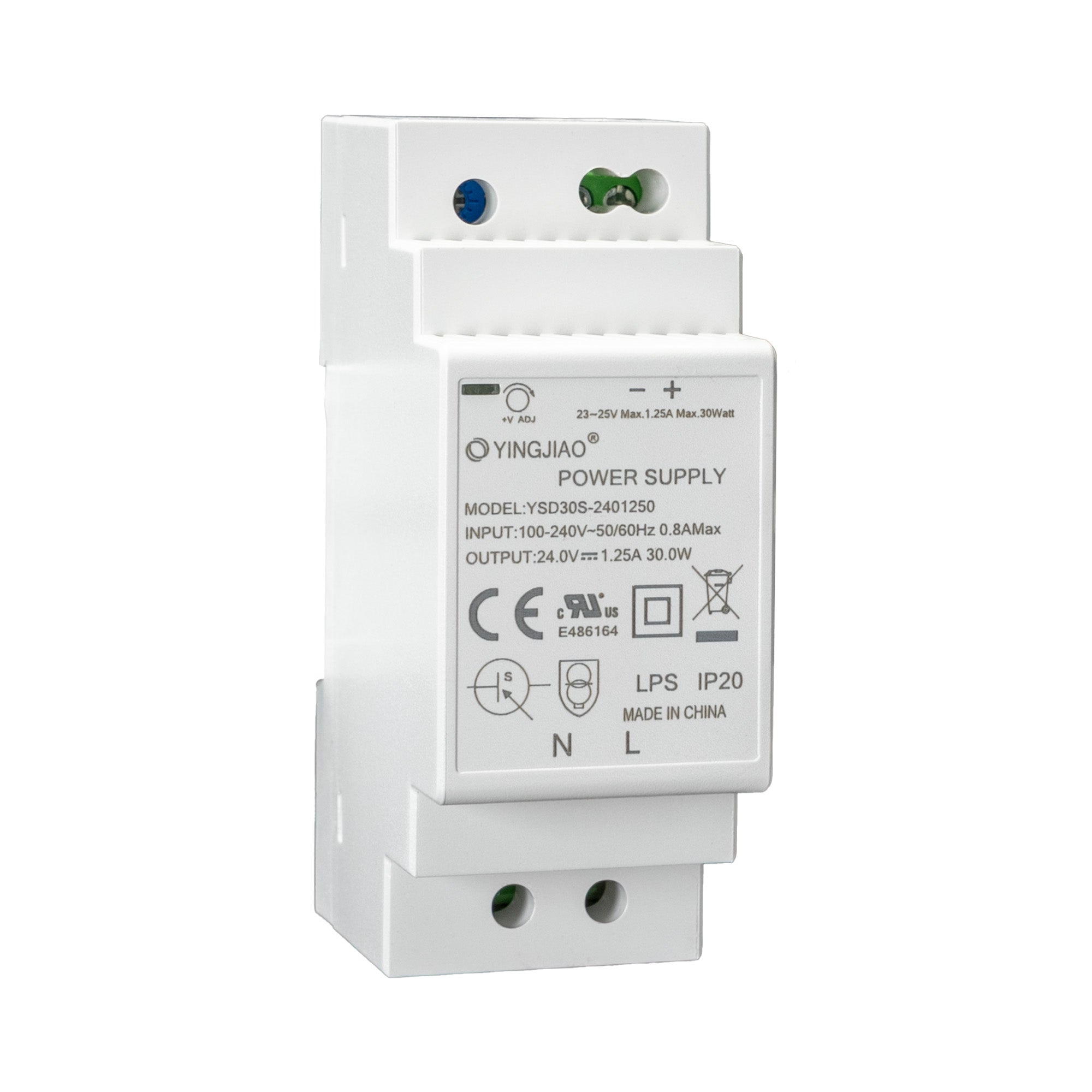 Power supply module with YINGJIA branding on a white background