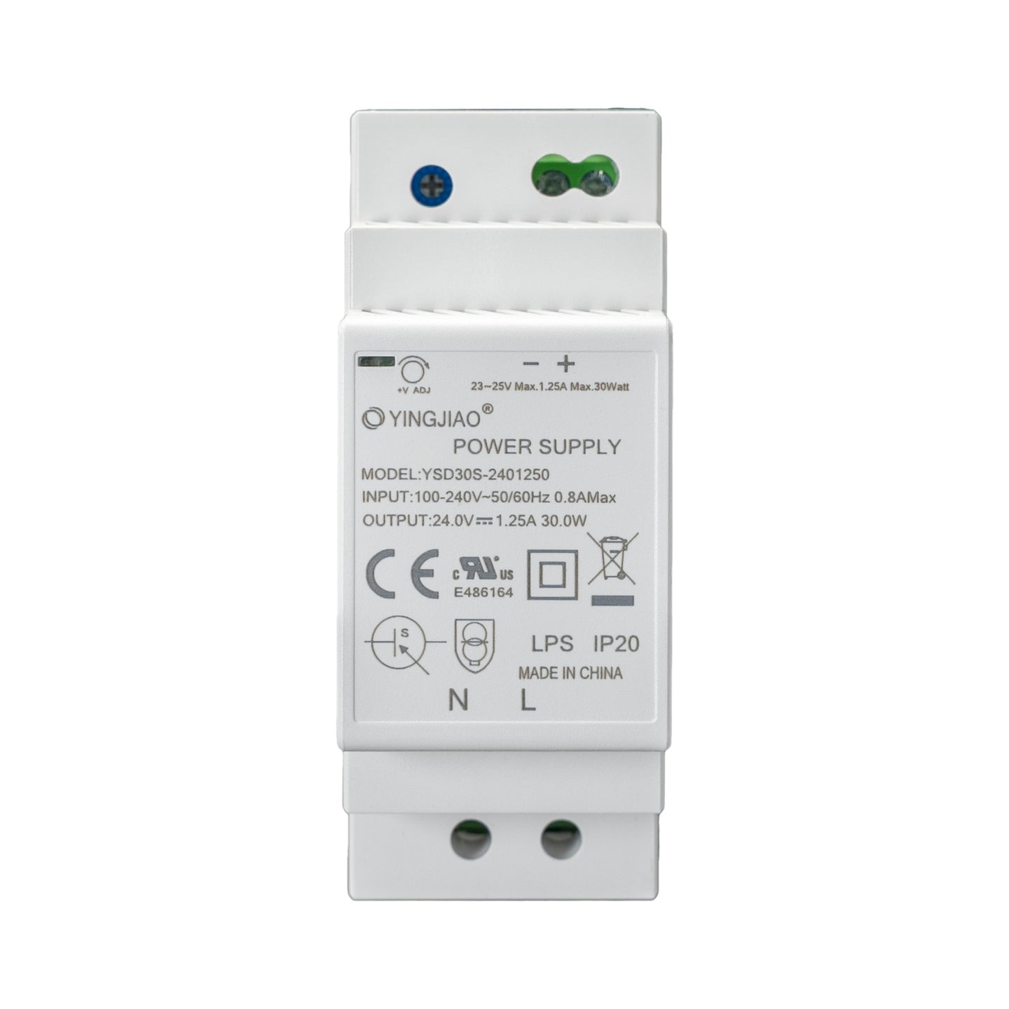 Power supply unit with YINGJIA branding on a white background