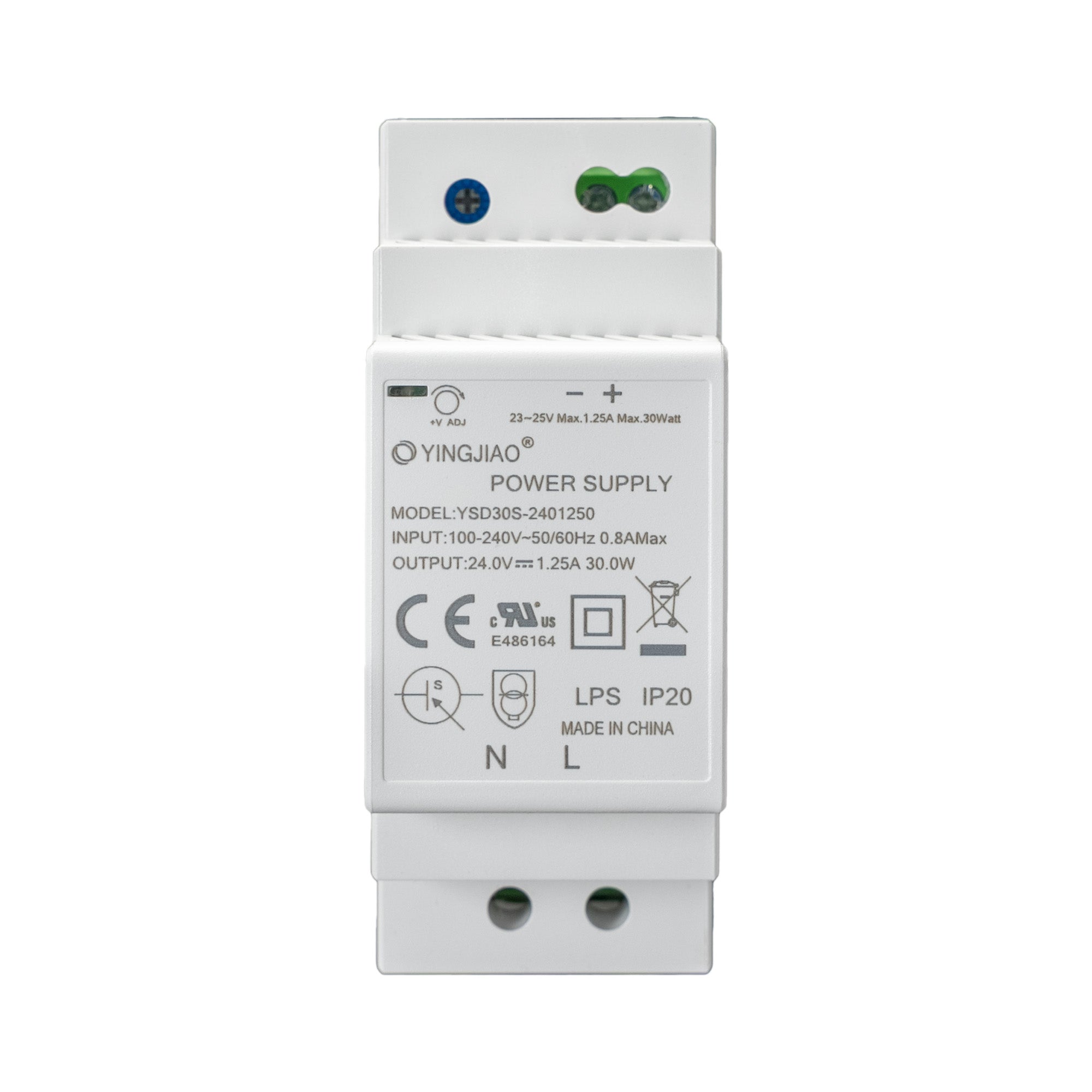 Power supply unit with YINGJIA branding on a white background