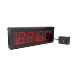 Two inch timer with power cord with red 4 digit display.