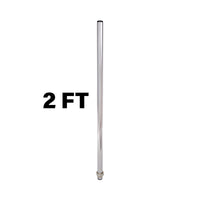 1-Meter metal pole on a white background.