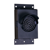 4 Inch Diameter 2-in-1 Lens LED Stop-Go Loading Dock Traffic Light, 2 Color, 110/220VAC (Ready to Wire)