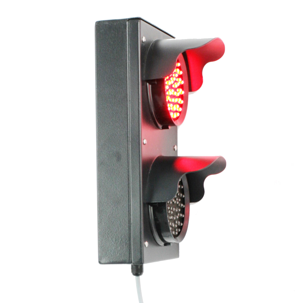 Two-Way Stop-Go Loading Dock Safety LED Light Pair 4 Inch Diameter Len ...