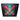 LED traffic sign with red and green X pattern on a white background