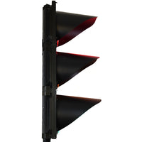 12 Inch Diameter Lens LED Traffic Light Signal 3 Light 10 Ft Cable 3 Switches & Power Cord (Plug and Play)