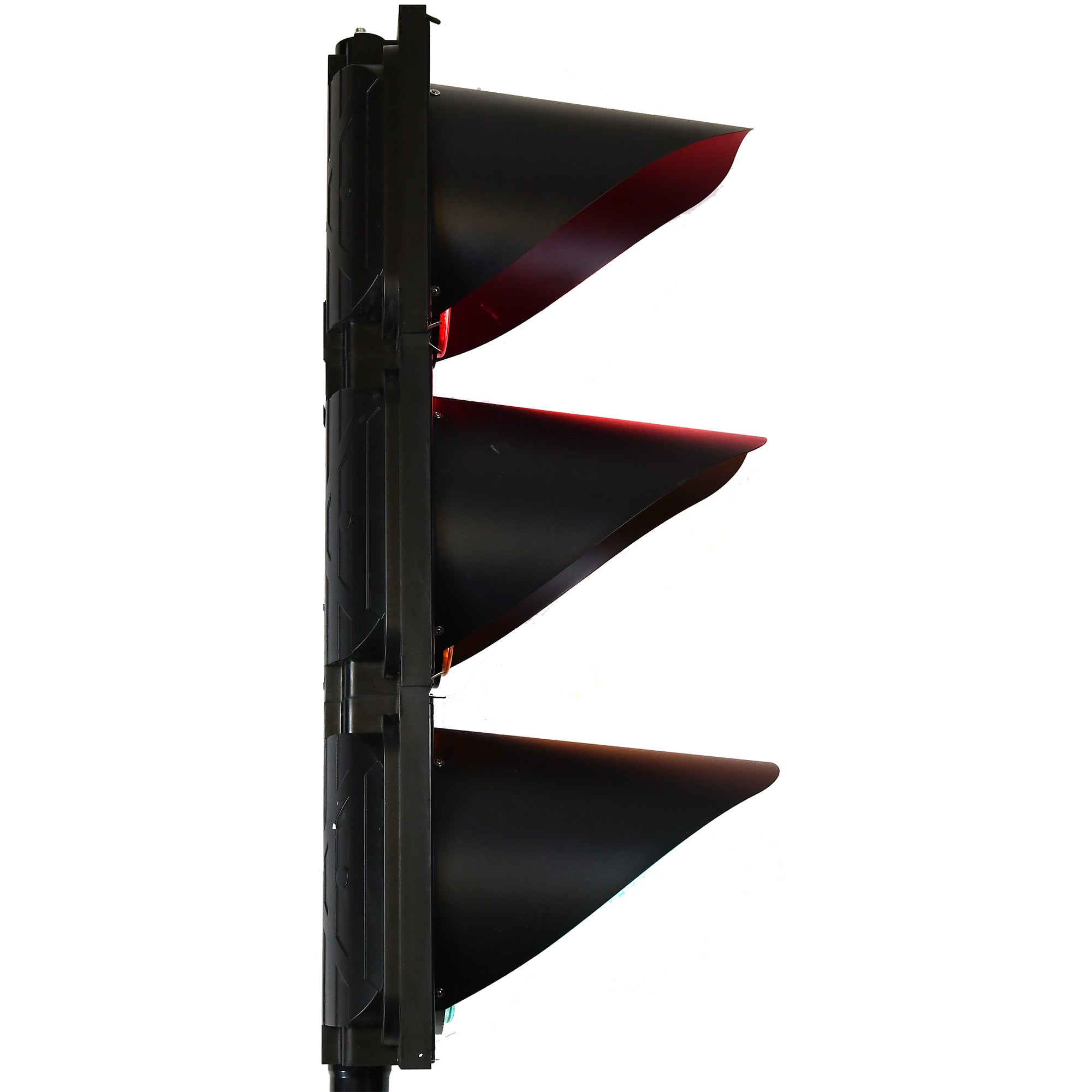 12 Inch Diameter Lens LED Traffic Light Signal 3 Light 10 Ft Cable 3 Switches & Power Cord (Plug and Play)